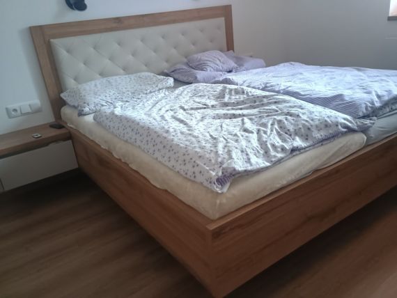 Postel LEVITO usnadní život alergikům Elegantní a snadno udržovatelná postel LEVITO